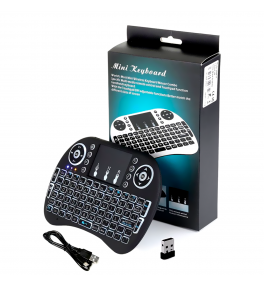 Mini teclado inalámbrico 2.4Ghz con touchpad integrado